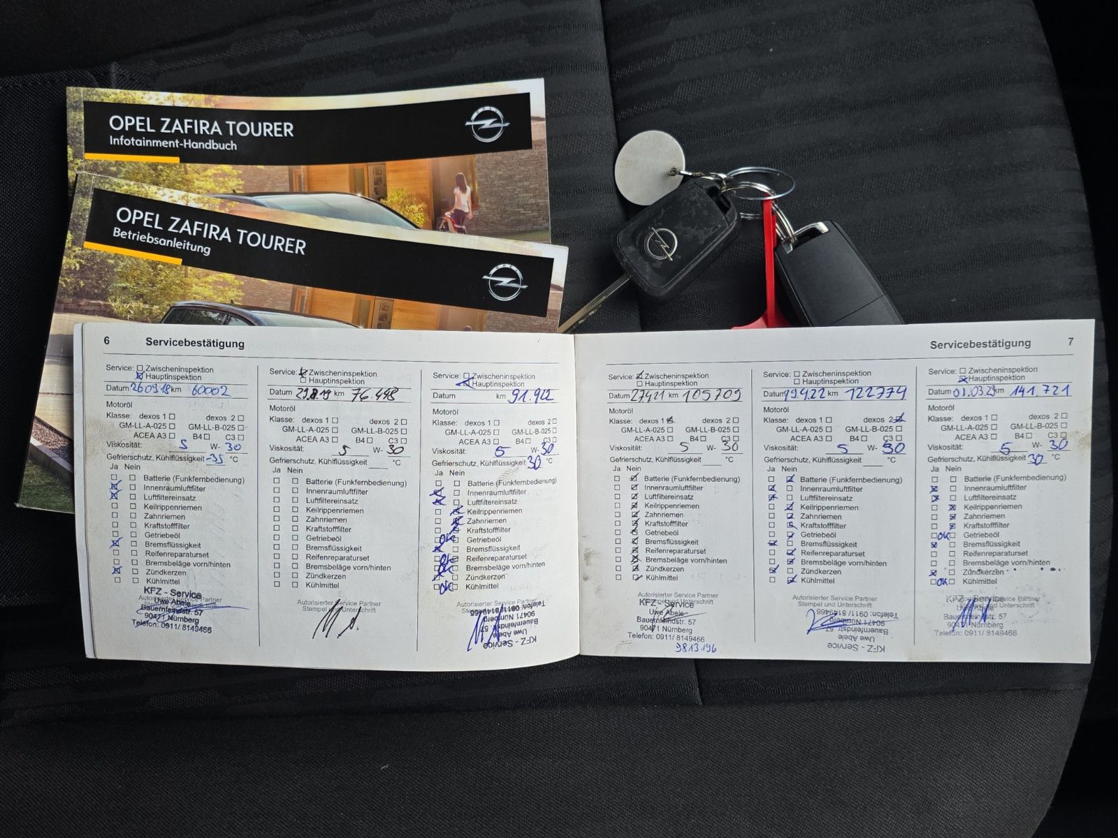 Fahrzeugabbildung Opel Zafira C Tourer Selection 7-Sitze TÜV INSP. NEU