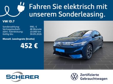 Volkswagen Leasingangebot: Volkswagen ID.7 Pro electric 82kwh WP IQ.DRIVE AREA VIEW AH
