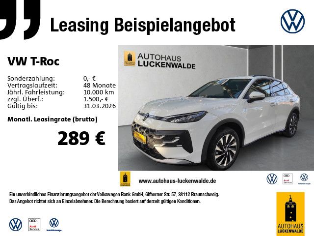 T-Roc 1.5 eTSI Life DSG *ACC*R-CAM*PDC*SHZ*