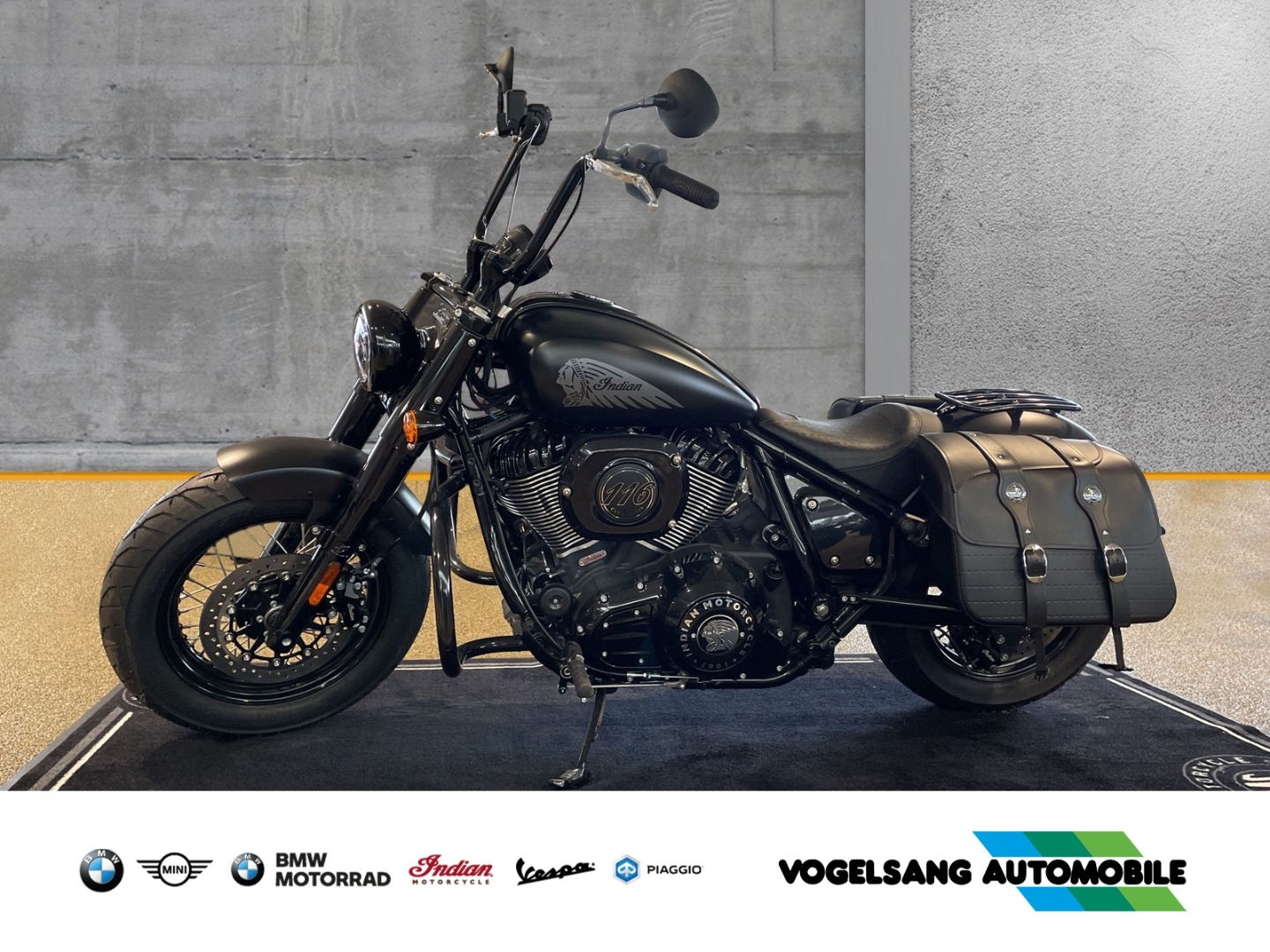 Fahrzeugabbildung Indian Chief Bobber Ape-Lenker, Sturzbügel, Gepäckträge