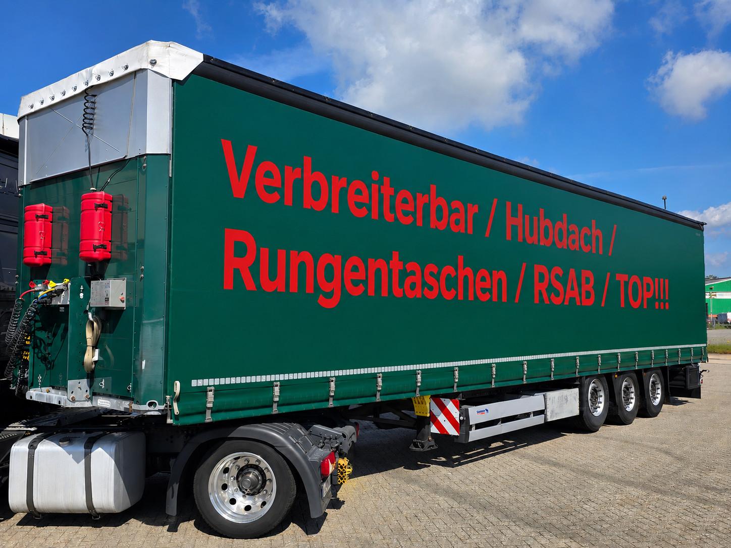 Schmitz Cargobull Standard*Hubdach*Verbreiterbar*RSAB*Rungentasche