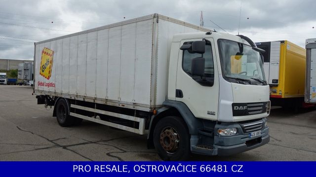 DAF FA LF 55.250 G18 KOFFER 7,65 m + LBW 1000 Kg