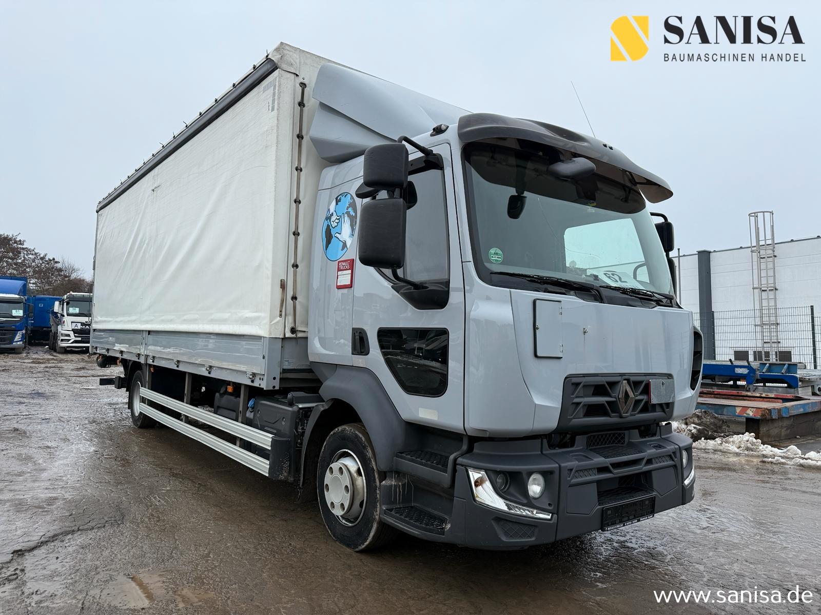 Renault D 12.240/LBW/Pritsche+Plane/Klima/Gardinen