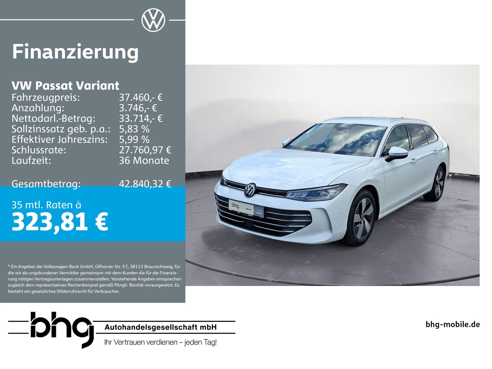 Volkswagen Passat Variant 1.5 e-Hybrid DSG Business