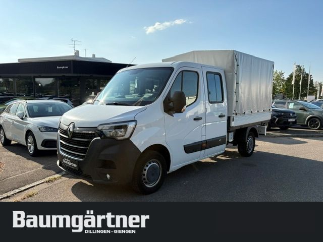 Fahrzeugabbildung Renault Master DoKa dCi 135 3,5t L2H1 Pritsche/Plane - mit KI generiert/bearbeitet