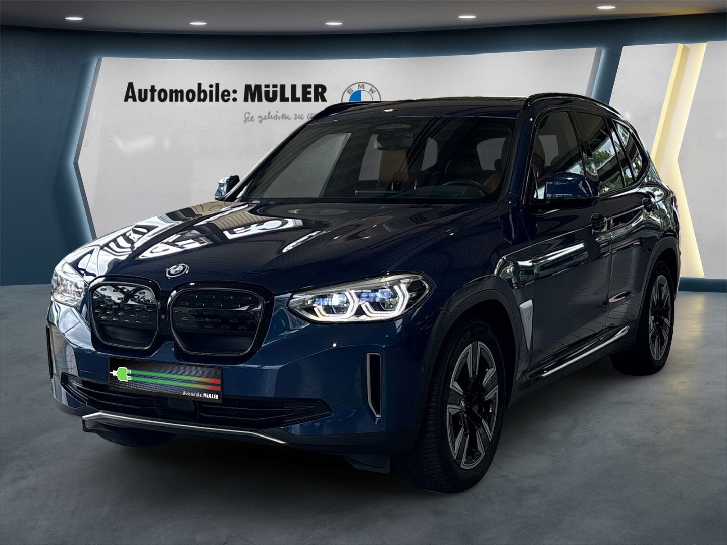 BMW iX3 Impressive Park-Assistent HUD AD AHK-el. kla