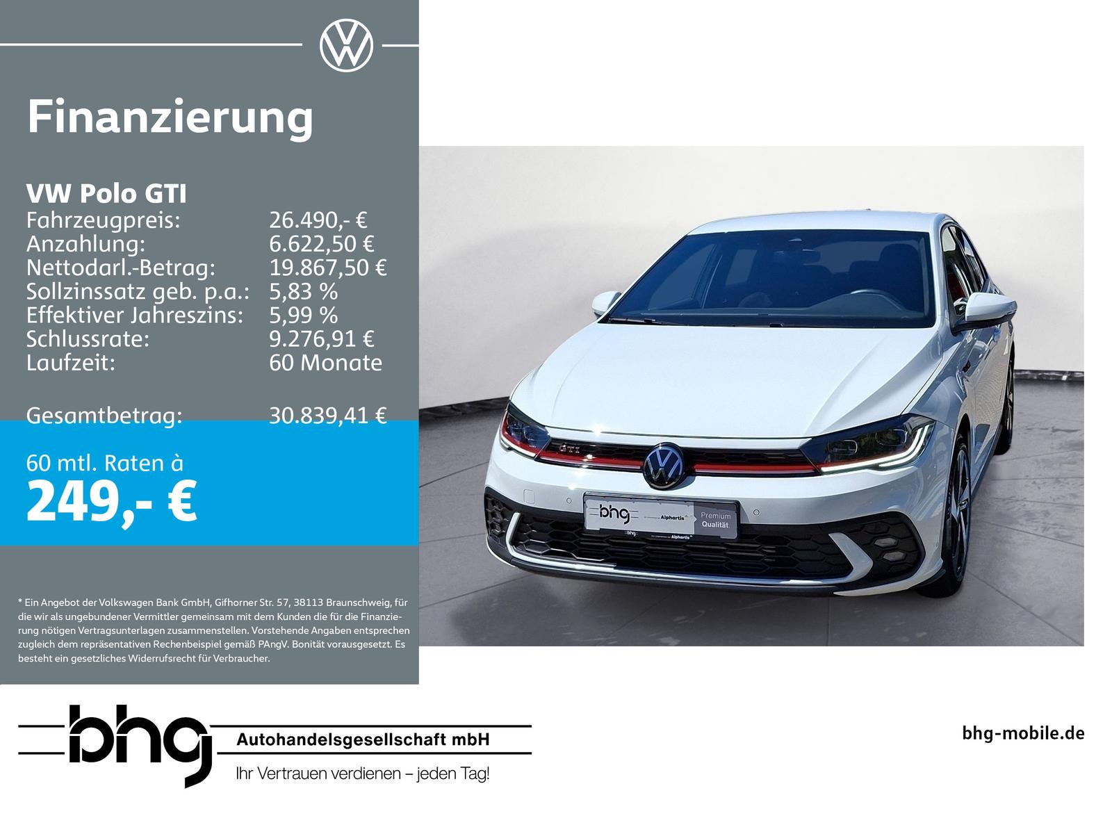 Volkswagen Polo GTI 2.0 TSI DSG