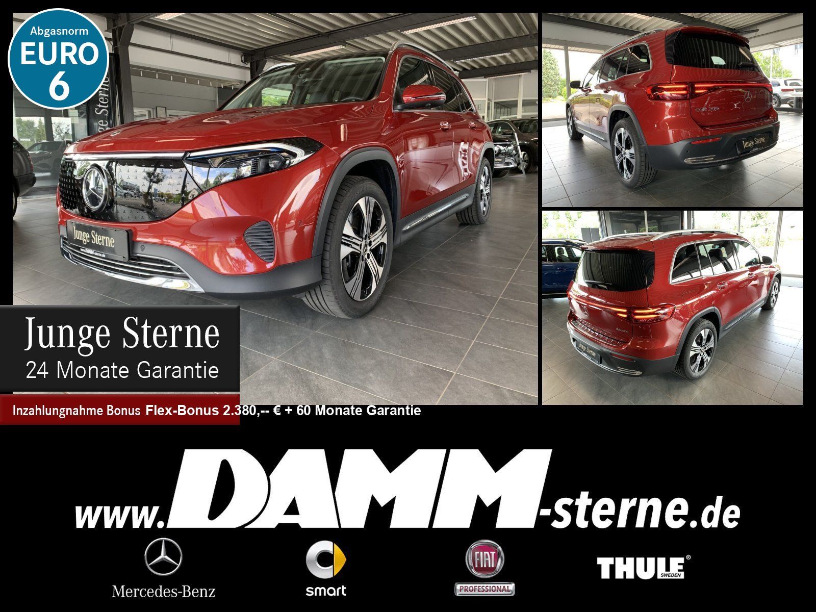 MERCEDES-BENZ EQB 300 4M Progr. Adv+/7-Sitze/Pano/60 M GA+Flex