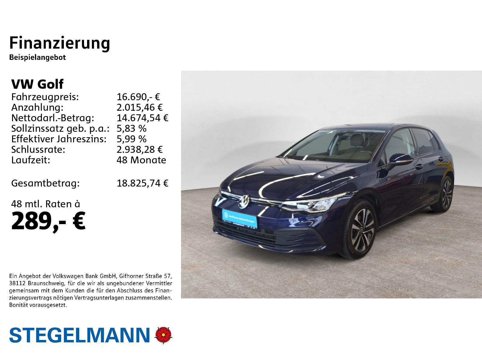 Volkswagen Golf VIII 1.5 TSI United *LED*Navi*Sitzheizung*