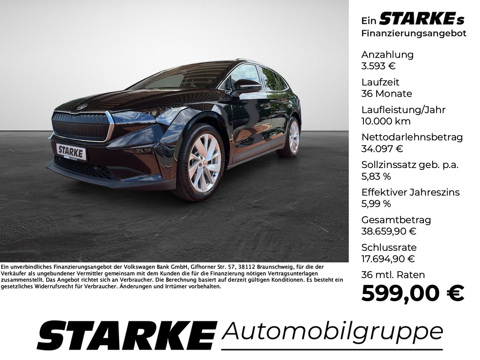 Skoda Enyaq iV 80x 4x4 Suite AHK Navi LED Leder Kamer