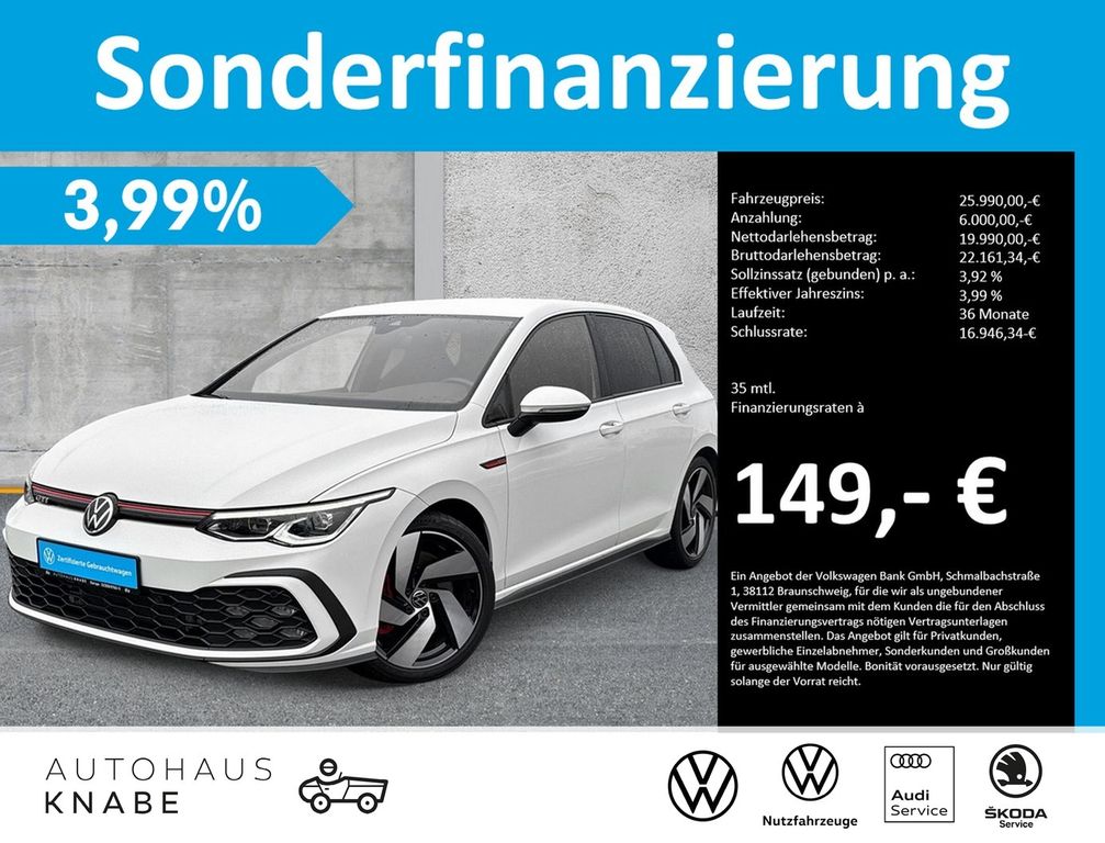 Volkswagen Golf VIII GTI DSG NAVI APP ACC