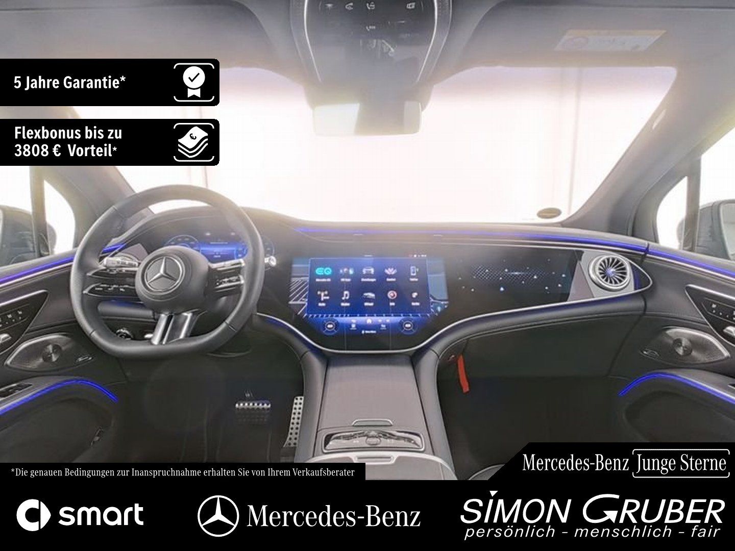Fahrzeugabbildung Mercedes-Benz EQS 580 4M SUV AMG Massage Sitzklima AHK Md 2026