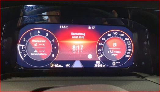 Volkswagen Golf VIII 2.0 GTI Navi Pano Kam TWA DCC LM18, миниатюра 6