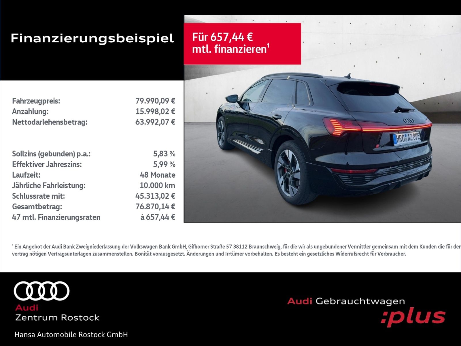 Audi Q8 55 e-tron Quattro S-Line+Navi+Matrix+Head Up+ imagem 3