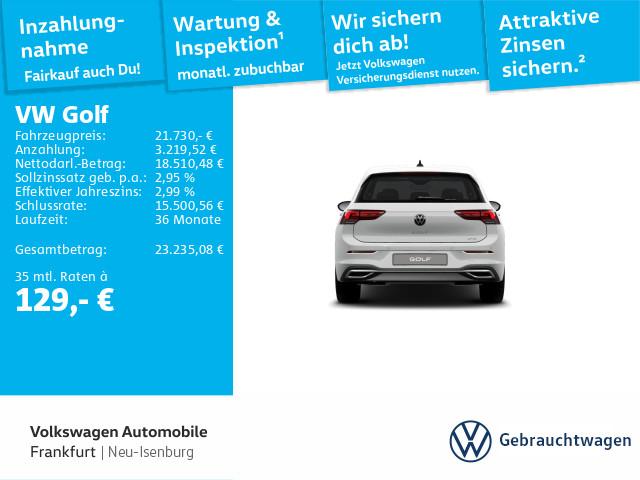 Volkswagen Golf VIII 1.5 eTSI DSG Style NAV LEDPlus APP, миниатюра 14