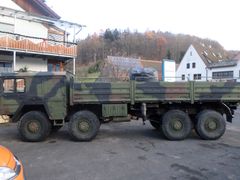 MAN MIL KAT 1 8x8 4 Achser 10 Tonner Kran & Winde