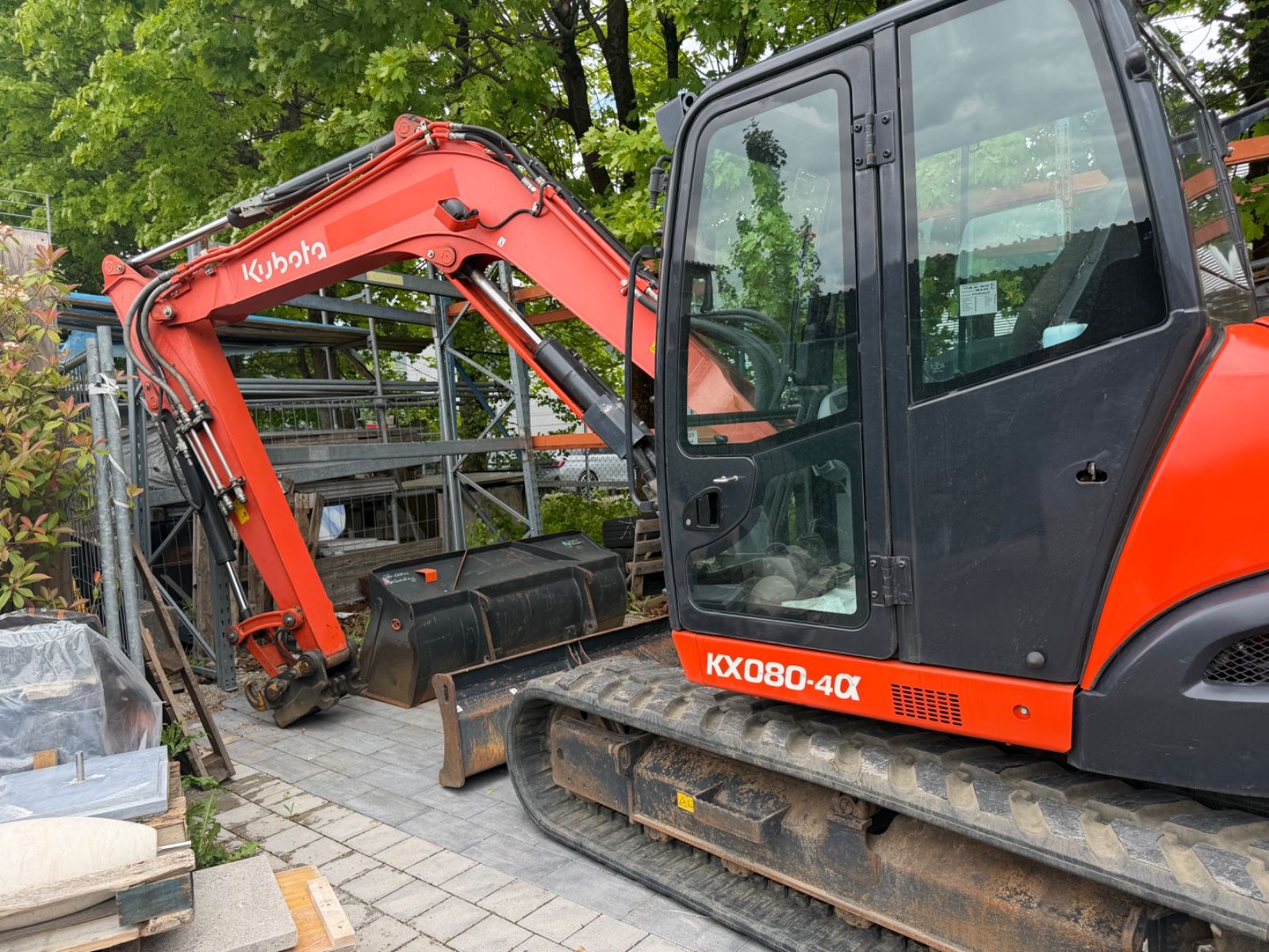 Fahrzeugabbildung Kubota KX080-4alpha  KD und Gummi. neuwertig