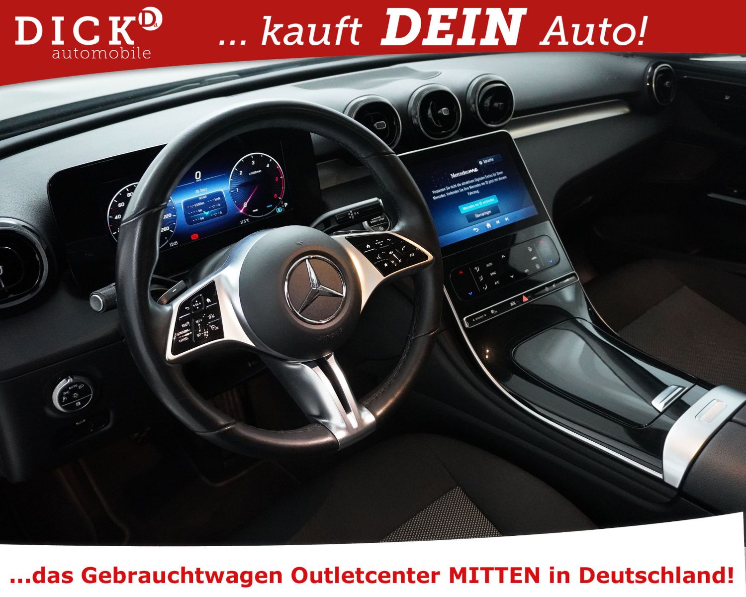 Fahrzeugabbildung Mercedes-Benz C 220d T 9G >NAVI+KAMERA+LED+ACC+SHZ+WIDESC+17"