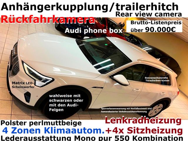AUDI e-tron 55 Voll-Leder+AHK+R-Kamera+4xSHZ+Matrix+
