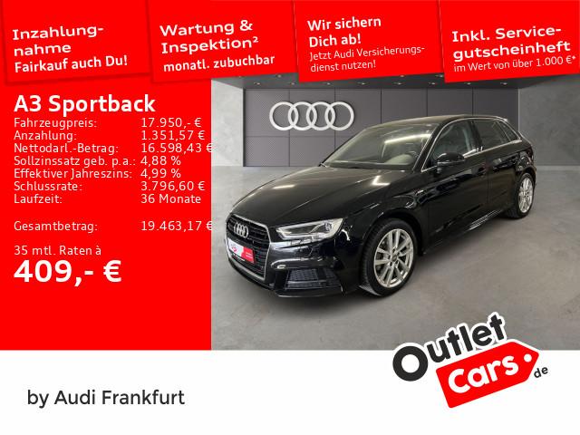 Audi A3 Sportback 30 TFSI S line MatrixLED VC Sitzhei