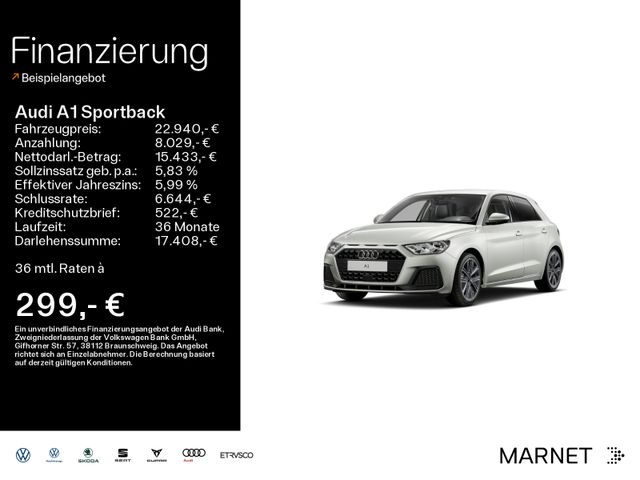 Audi A1 Sportback Advanced 25 TFSI*Alu*Einparkhilfe*A