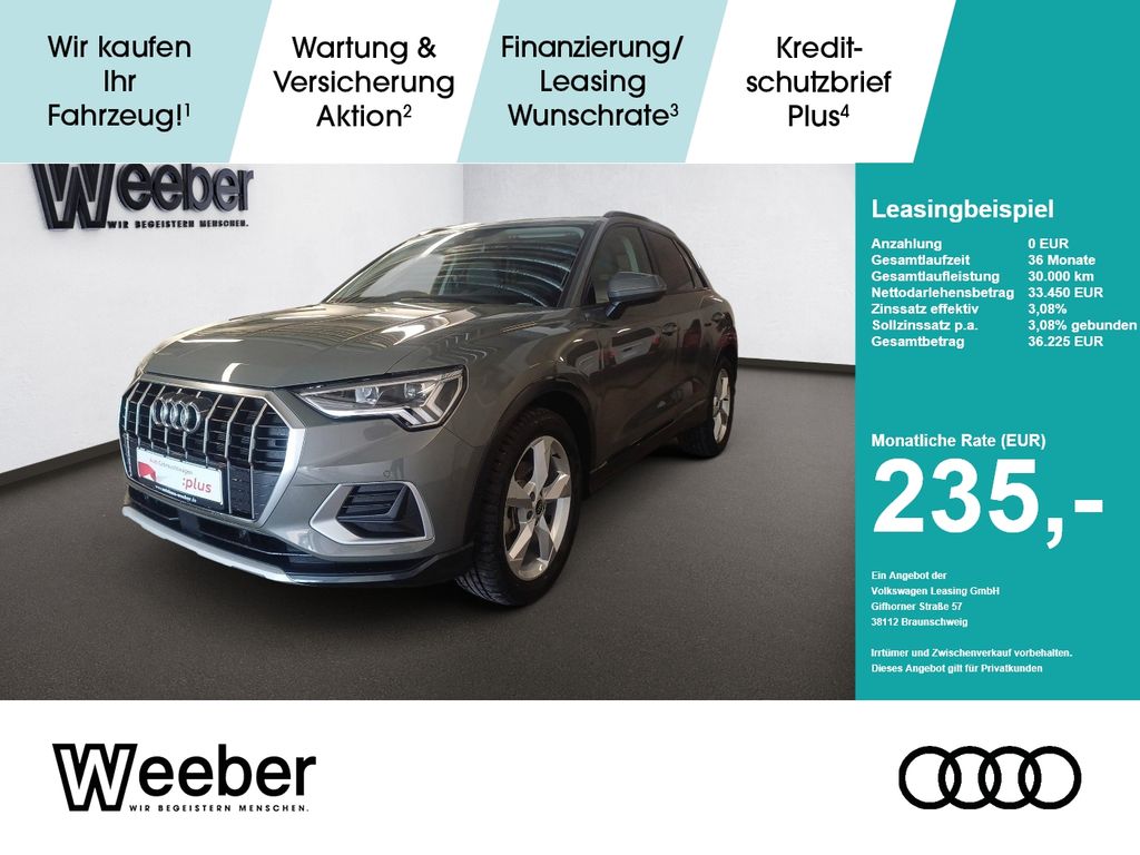 Audi Q3 *PANO-DACH*LED*NAVI*KESSY*19ZOLL*5J GAR AHK