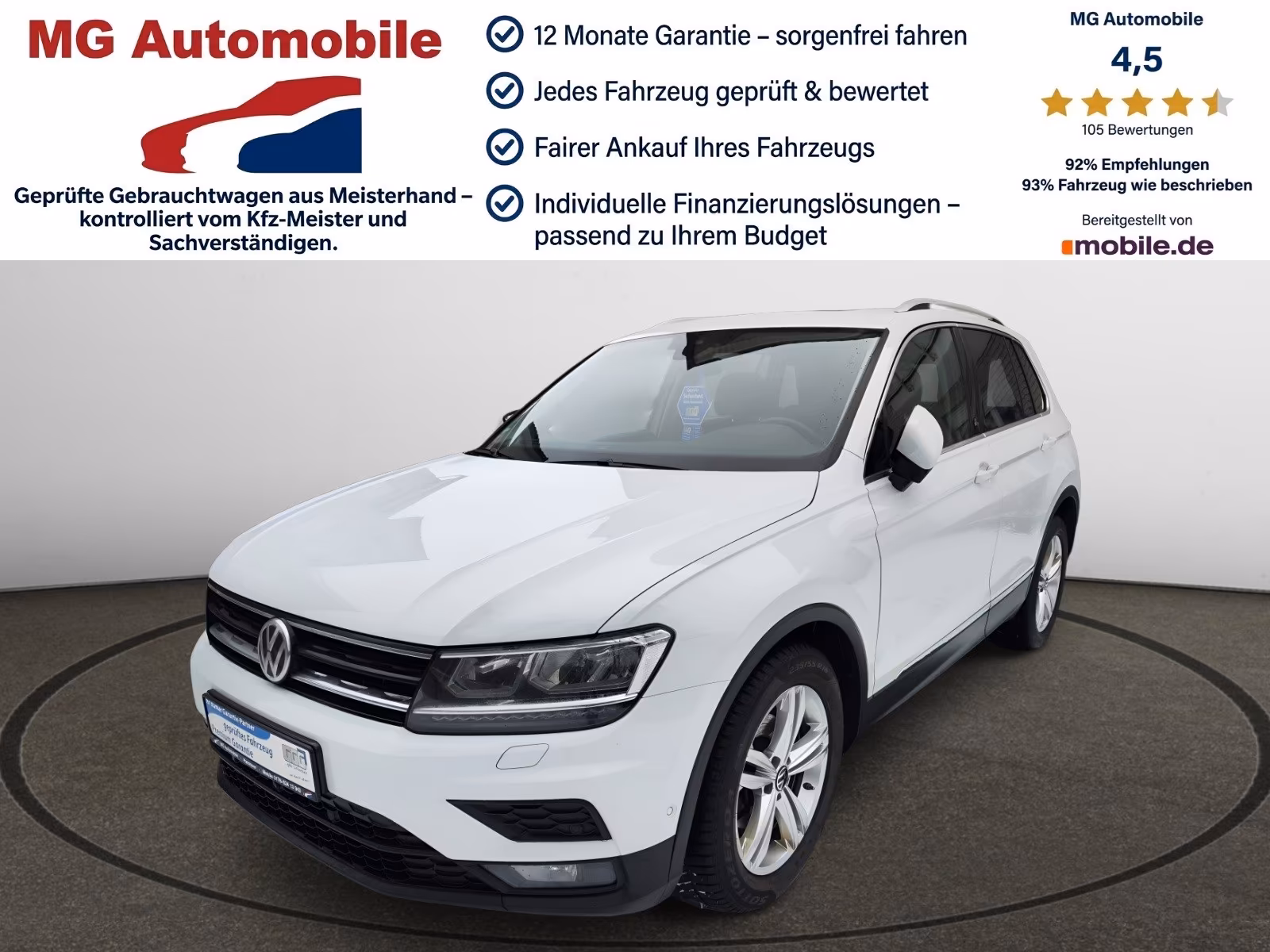 Volkswagen Tiguan Sound 2.0 TDI Panoramadach ACC AHK