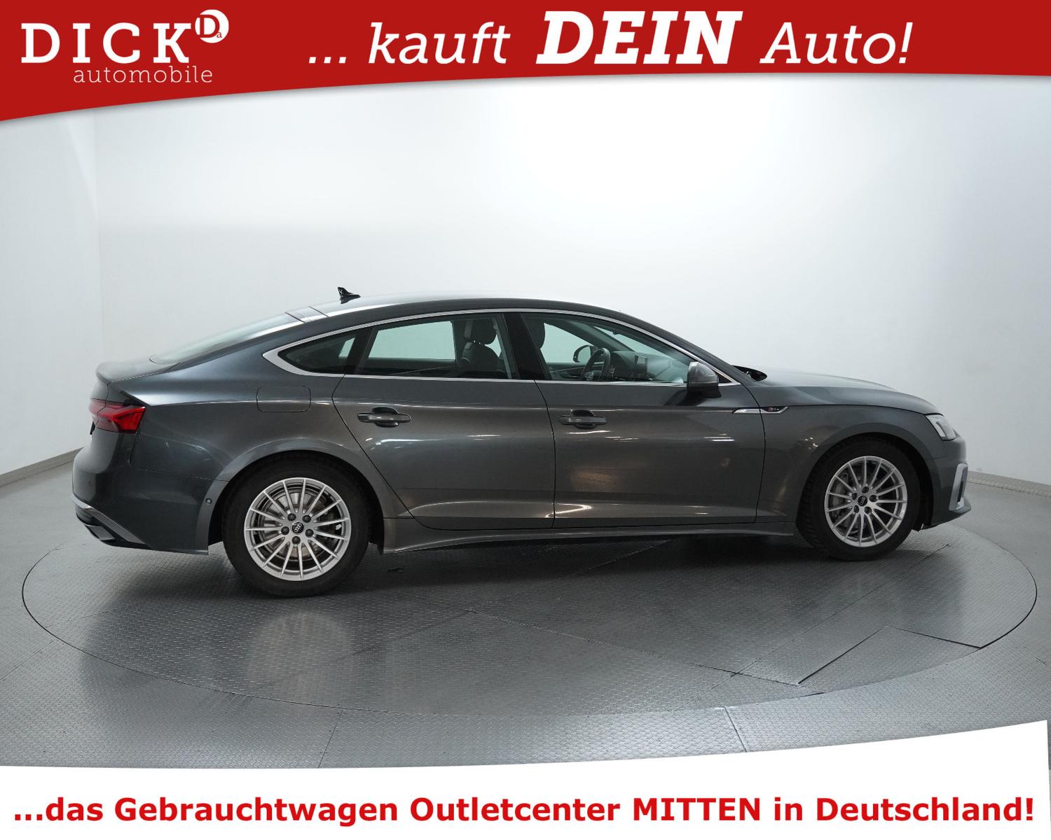 Audi A5 SB 40d S LINE SPORT LEDER+SHZ+NAV+KAM+LED+TEM, миниатюра 2