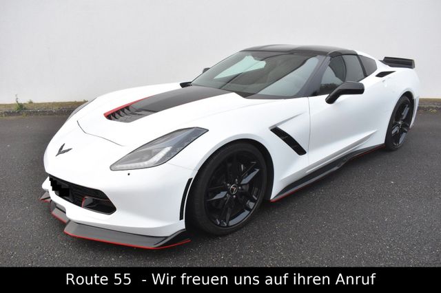 Corvette C7 6.2 Schaltgetriebe KmH Tacho Alcantaralenkrad