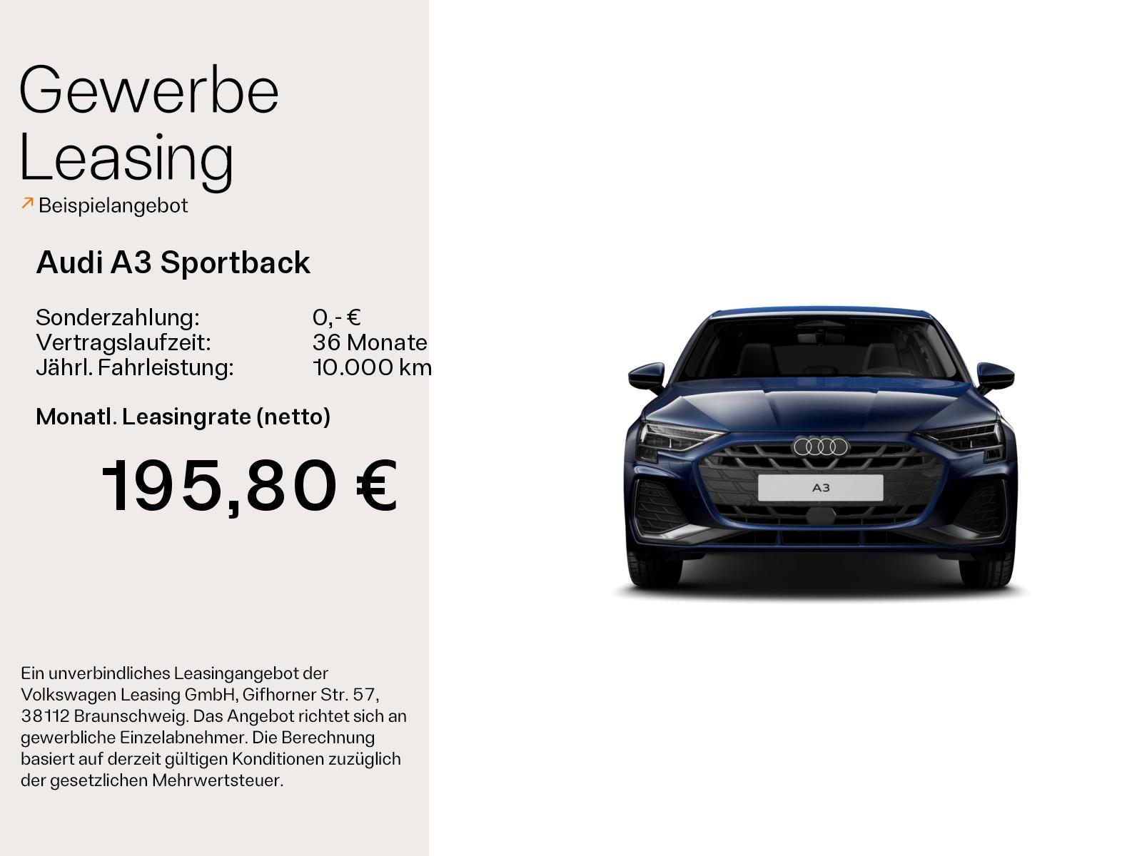 Audi A3 Sportback S line TFSI 110 kW LED*SONOS*HuD*, миниатюра 2