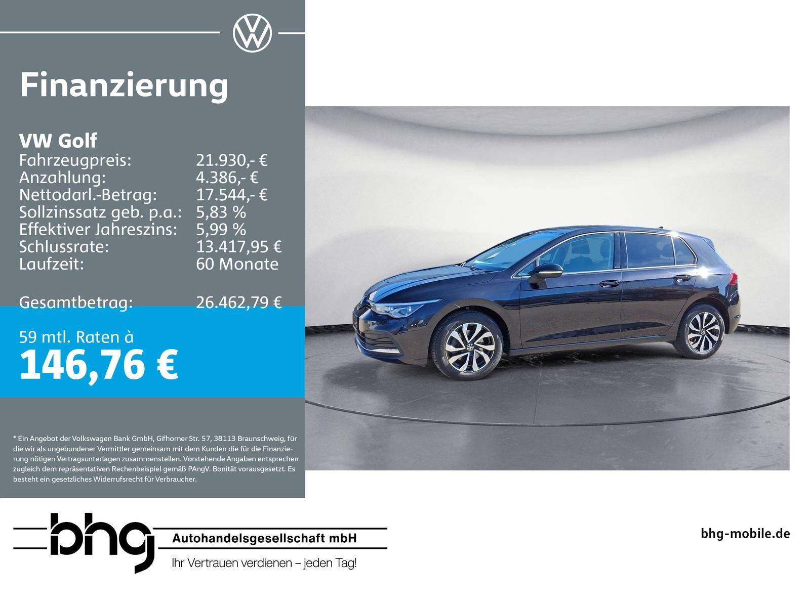 Volkswagen Golf 1.5 TSI Life LED-Plus-Scheinwerfer