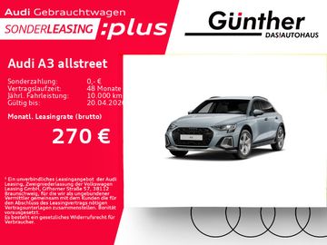 Audi Leasingangebot: Audi A3 allstreet 35 TFSI+WINTERRÄDER+AHK+RÜCKFAHRKAM