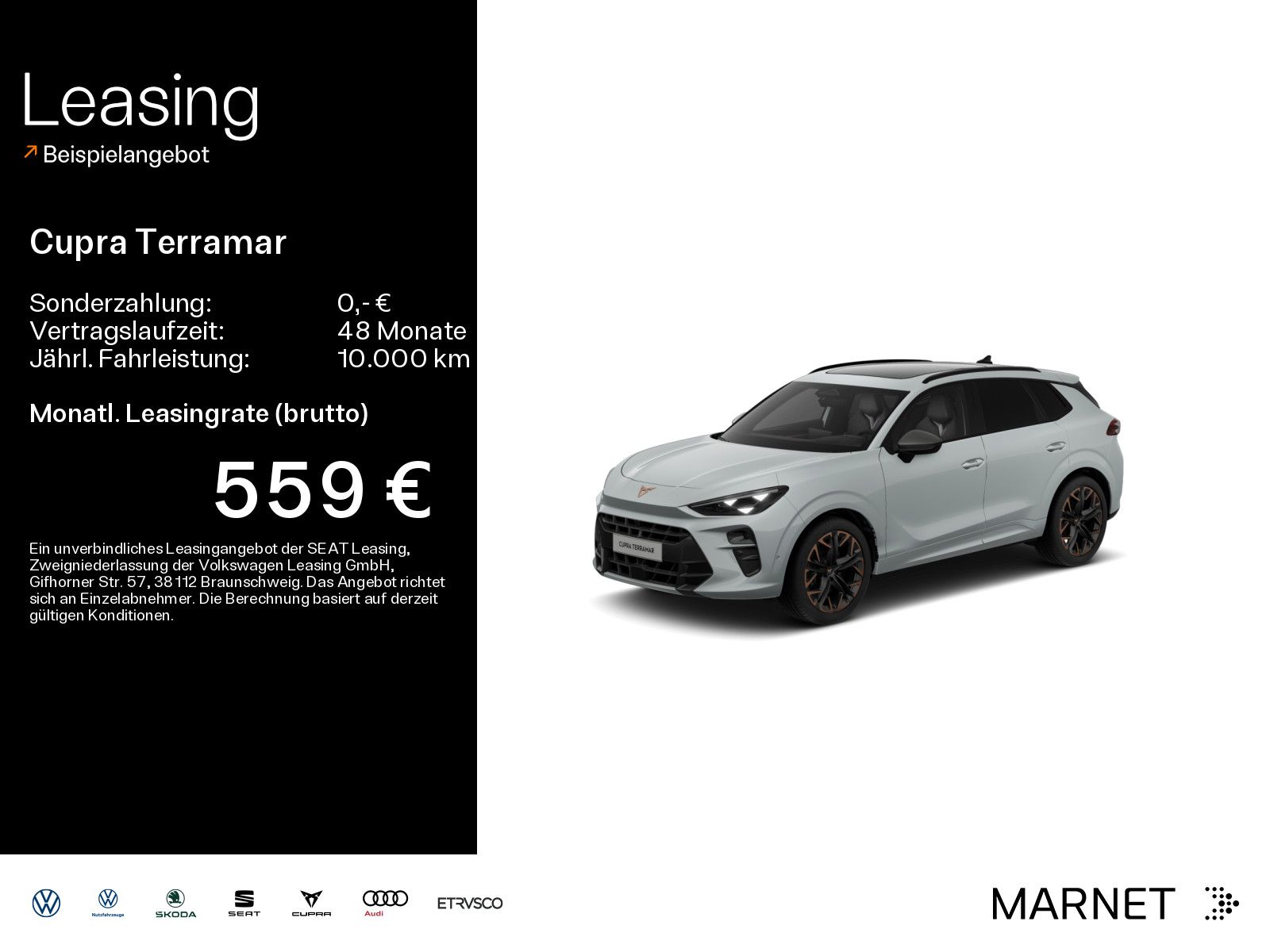 Cupra Terramar VZ 2.0 TSI 265PS *AHK*MATRIX*4Drive*SEN