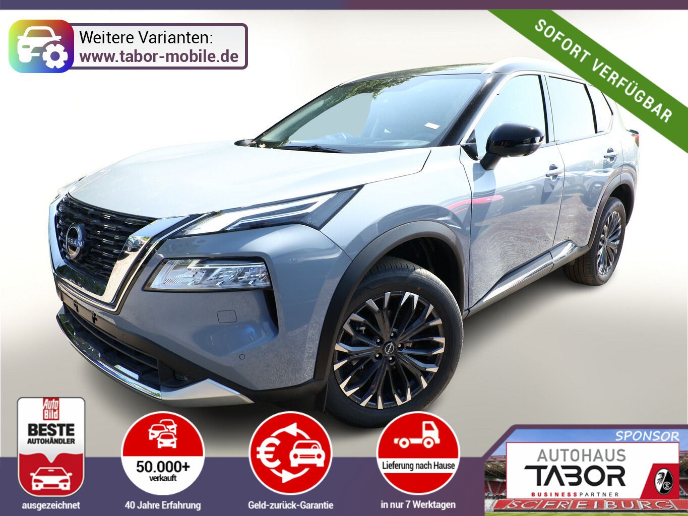 Nissan X-Trail Tekna Pano 4xSHZ HUD PrivG LED UVP-41%*