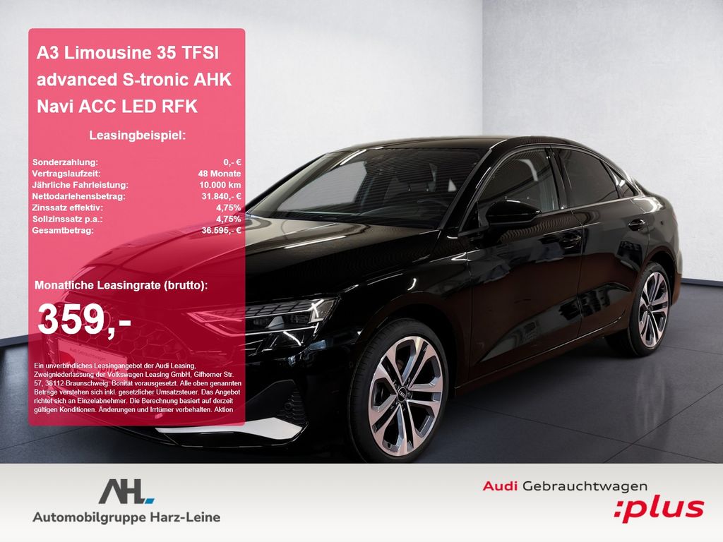 A3 Limousine 35 TFSI advanced S-tronic AHK Navi