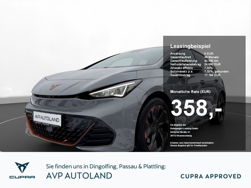 Cupra Born 170 kW 82 kWh | NAVI | ACC | LED | SITZH. |