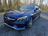Mercedes-Benz C 300 Cabrio AMG Line - mit Benzin-Antrieb: Blau, Teilleder, Cabrio