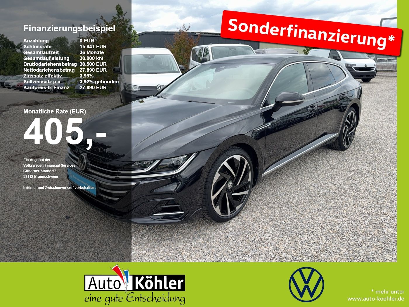 VW Arteon Shooting Brake R-Line 2.0 TDI AHK/CarPlay
