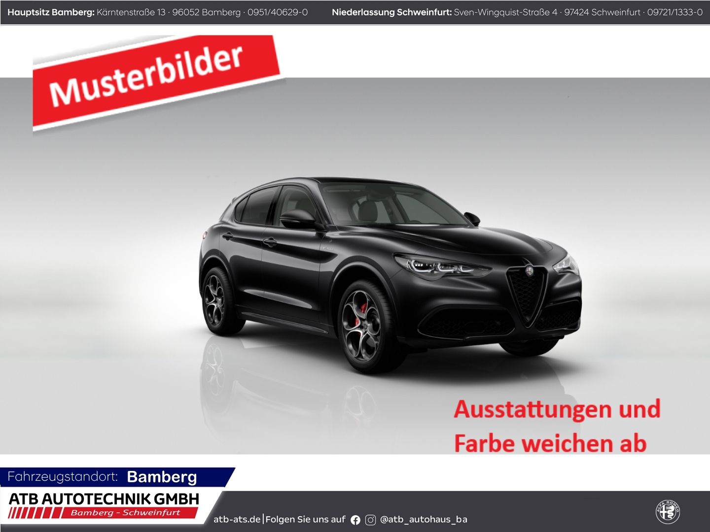 Fahrzeugabbildung Alfa Romeo Stelvio Veloce 21'', Harman-Kardon, VOLL-Matrix