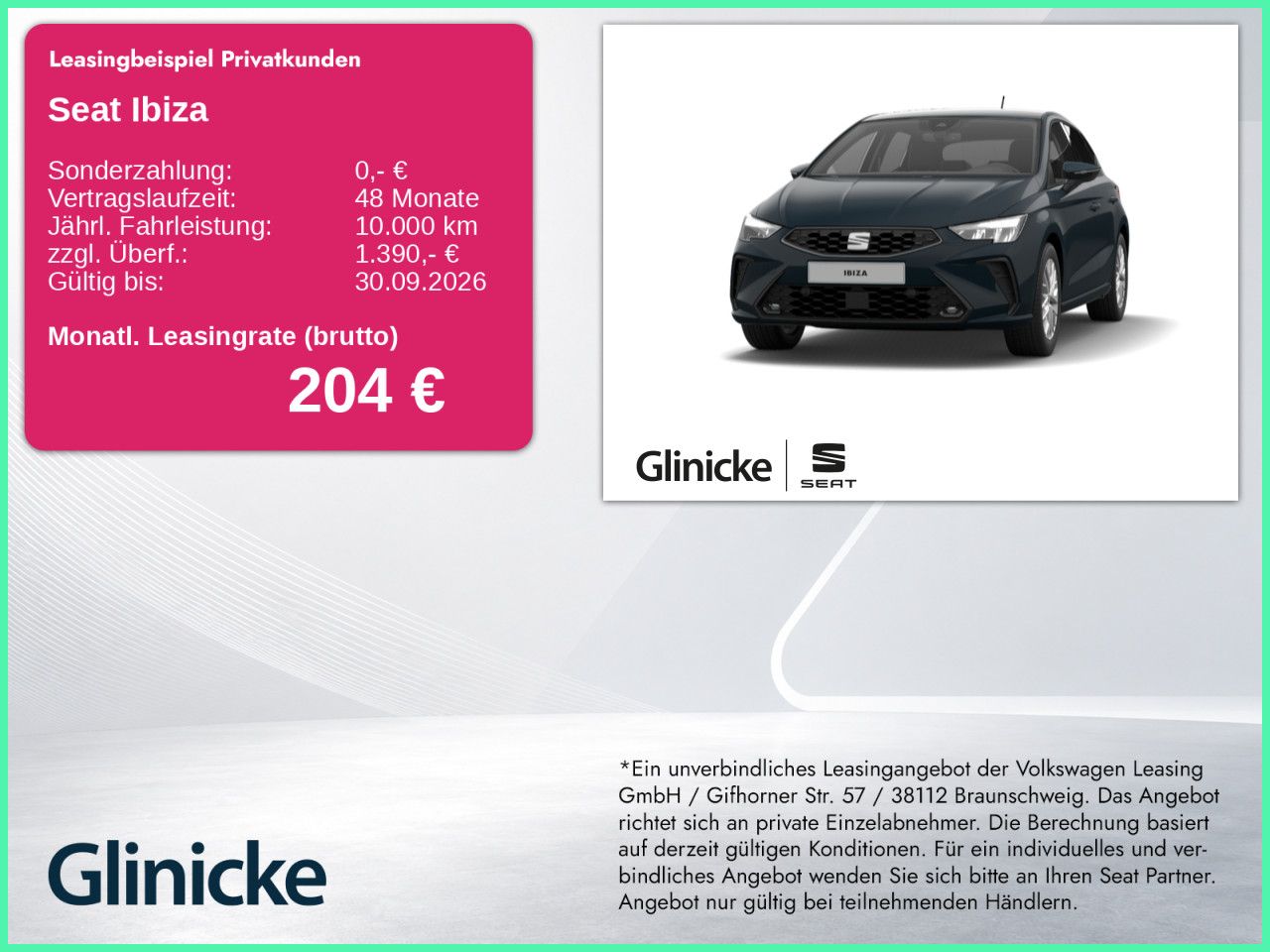 Seat Ibiza Style 1.0 TSI 85 kW PDC RFK Navi
