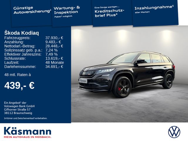 Skoda Kodiaq RS 4x4 2.0TDI CANTON 360 NAVI LED ACC