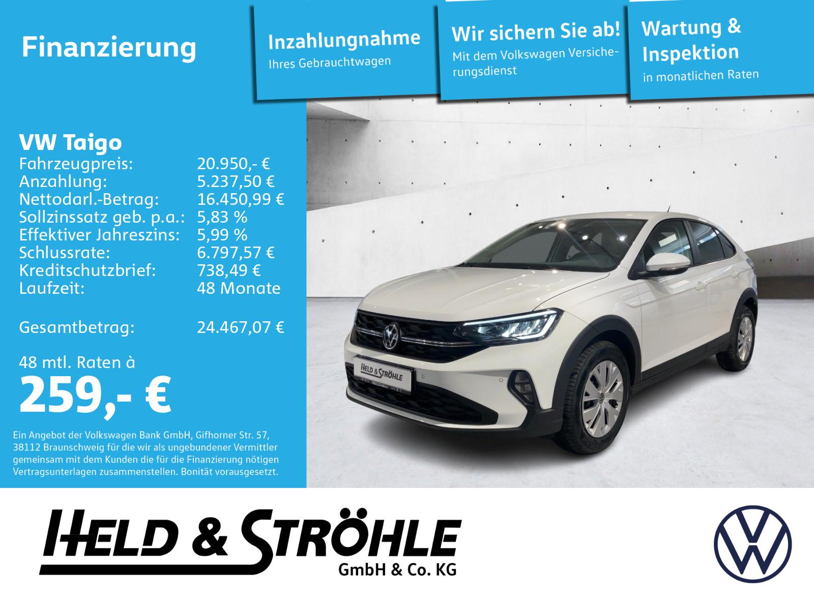 Volkswagen Taigo 1.0 TSI LED PDC APP DAB+ LANE ASSIST