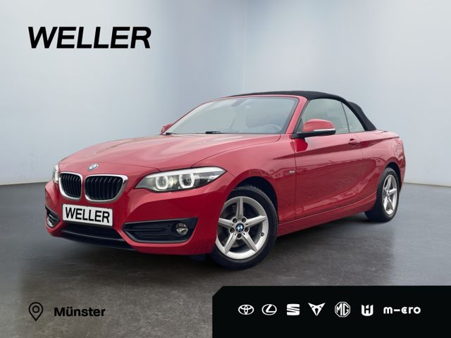 BMW 220 i Cabrio Sport Line *AHK*Navi*LED*Leder*SHZ*