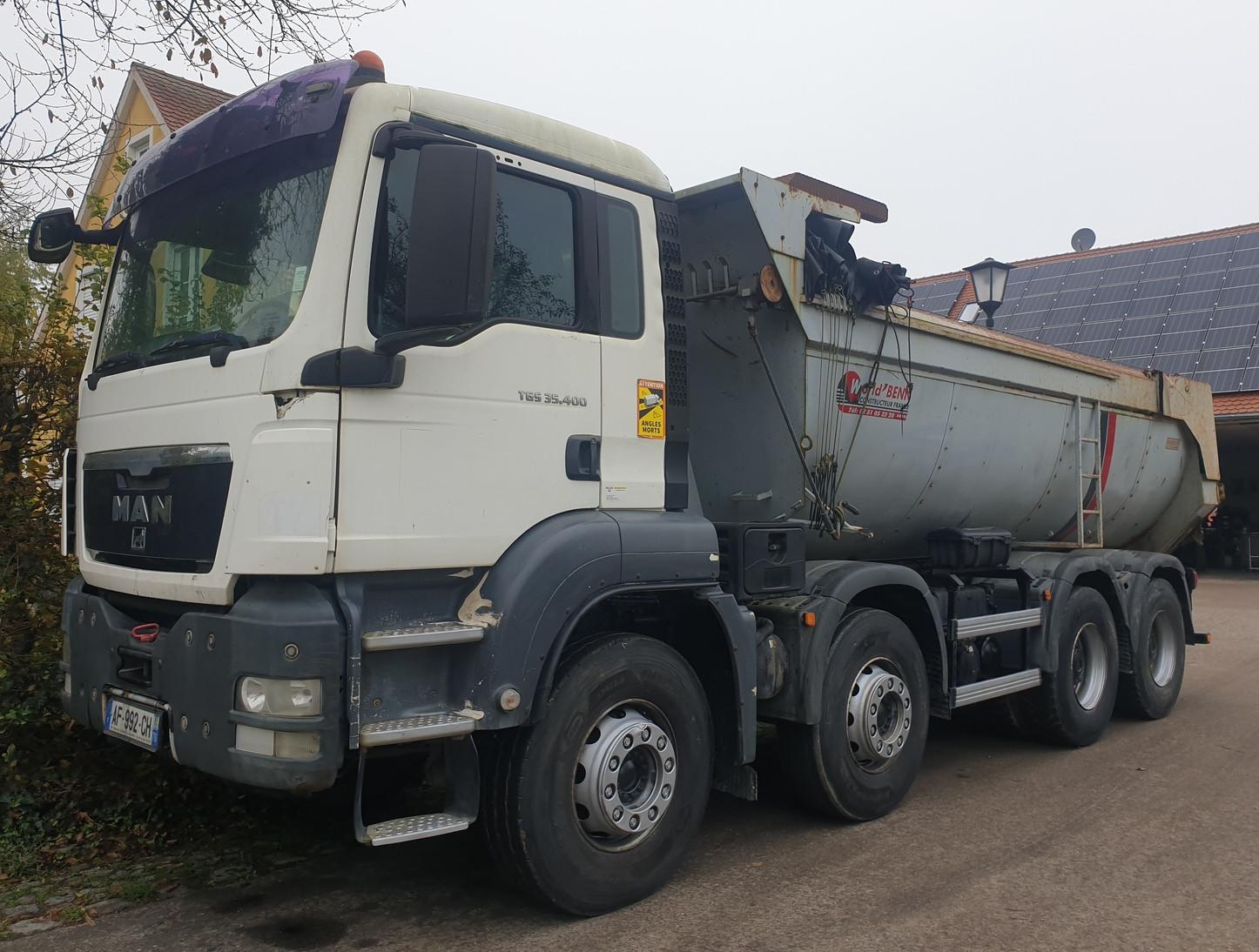 MAN TGS 35.400 BBLL  8x4 Thermomulde