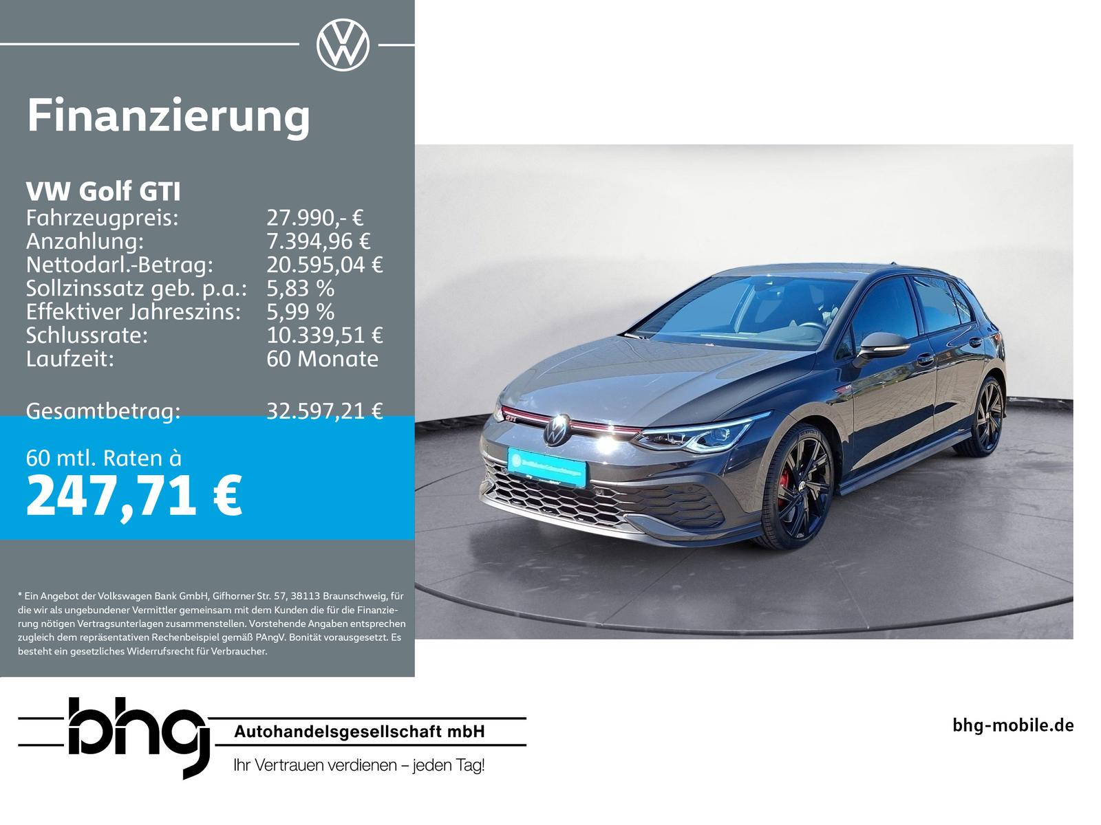 Volkswagen Golf GTI 2.0 TSI DSG CLUBSPORT #ACC #PDC #TRAVEL