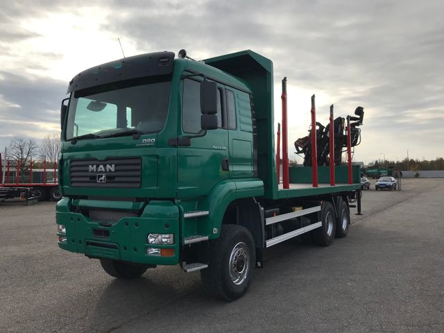 MAN 33.430 6X6/BB/MANUAL/KRAN LOGLIFT/EXTE/NEW PLATO