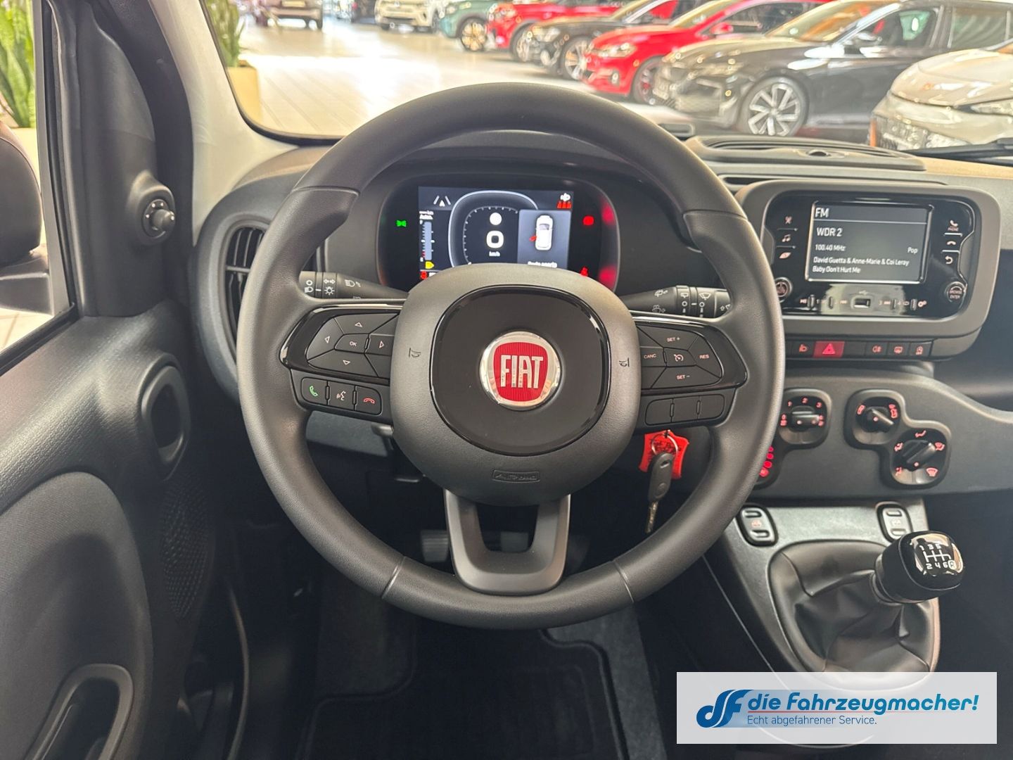 Fahrzeugabbildung Fiat Pandina Hybrid Tempomat Icon Digitales Cockpit D