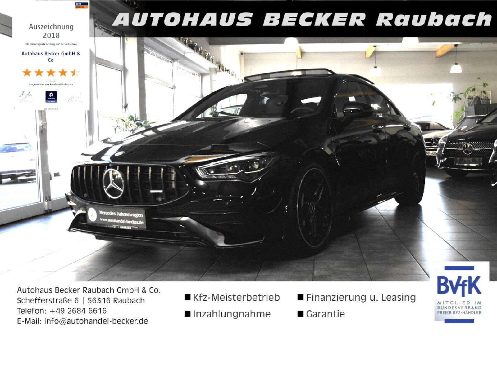 Fahrzeugabbildung Mercedes-Benz CLA 35 AMG 4M *Night II*Burmester*Aerodynamic