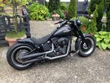 Harley-Davidson Fat Boy Custom mit Jekill & Hyde Auspuff - Harley-Davidson Motorräder in Mannheim