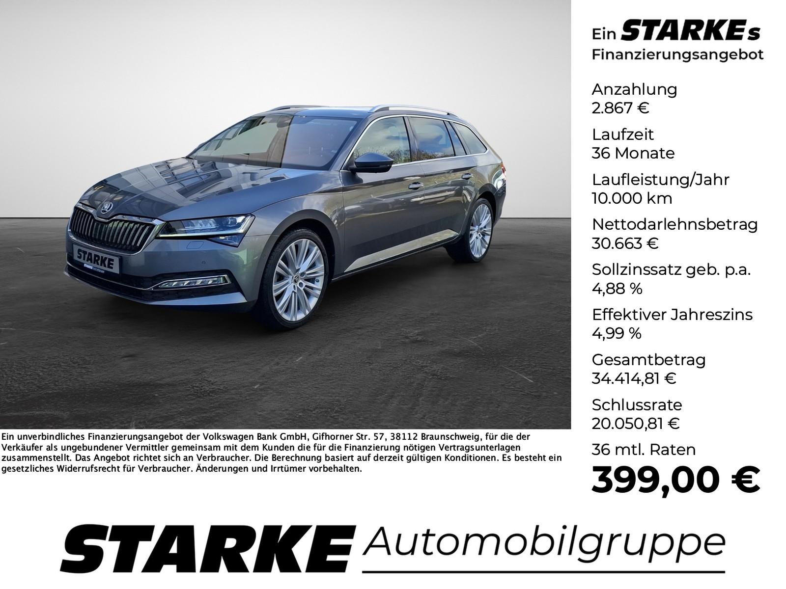 Skoda Superb Combi 2.0 TDI DSG Style  AHK Standheiz Na